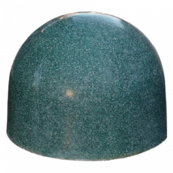 Бетонная полусфера БПС-12 [Под гранит, зеленая, антипарковочная]